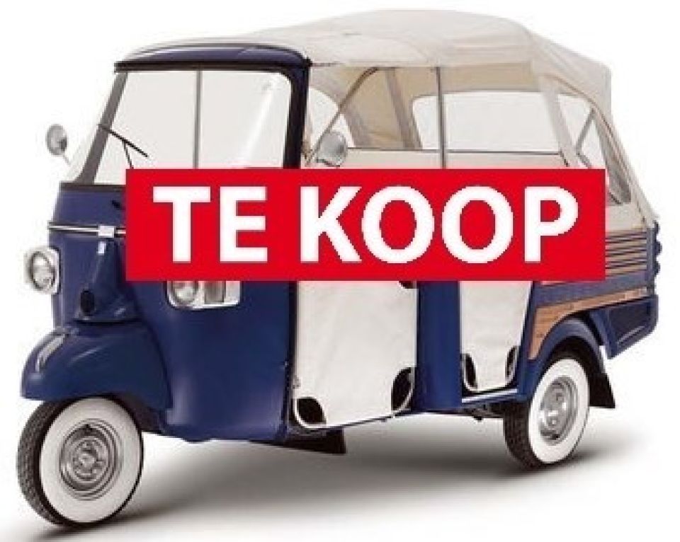 Ze staan te koop, onze Calessino's.