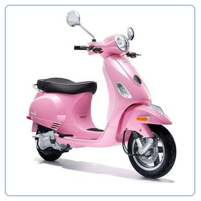 Roze Vespa