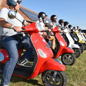 rijden in groep Vesparoute